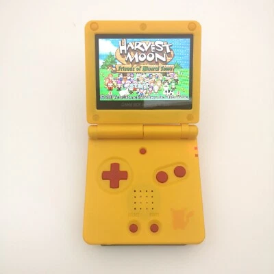 Pika w/Red Button 5 Segment Backlight iPS LCD Screen Game Boy Advance GBA SP - Image 1 of 4