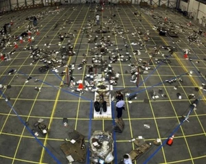 New NASA Photo: Reconstructing Debris from Space Shuttle Columbia - 6 Sizes - Picture 1 of 7