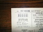 1967 Ford Mustang EIGHT Series Models Hi Performance 289 CI V8 Tune Up Chart