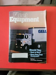 April 1987 FLEET EQUIPMENT Trucking Magazine Mack Mercedes Etc - Picture 1 of 8