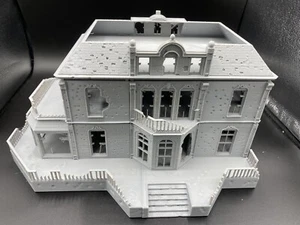 28mm, 1/56, 3D Printed, UnPainted Hartenstein Hotel, Damaged, WW2, Bolt Action - Picture 1 of 9
