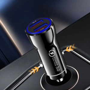USB Car Charger Quick Charge 3.0 Car Phone Chargers QC3.0 Fast Car Charging - Bild 1 von 12