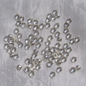 SET MIT 100 SILBERNEN SCHALEN 4MM ZWISCHENZEIT BLUMEN NICKELFREI PERLEN *S41 - Bild 1 von 3