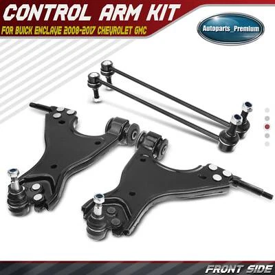 4x Front Lower Control Arm & Ball Joint Assembly for Buick Enclave 2008-2017 GMC - Imagem 1 de 4