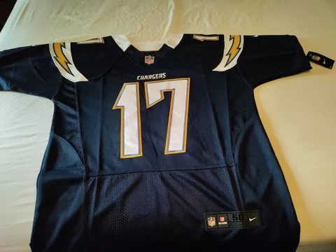 NFL Los Angeles Chargers Philip Rivers Nike Dark Blue Jersey#17 On-Field Men  LG Cover