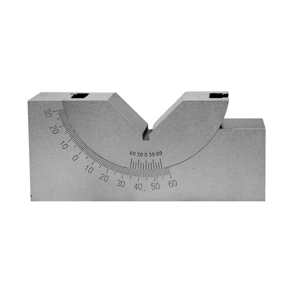 0-60 Degree Precision Gauge Adjustable Angle V Block Milling Tool 3"x 1"x 1-1/4" - Image 1 of 4