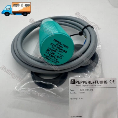 New For PEPPERL+FUCHS CJ10-30GK-WS CJ1030GKWS Inductive Proximity Switch Sensor - Image 1 of 4