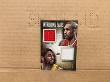 2012-13 Panini Intrigue Intriguing Pairs Jerseys #57 Grant Hill Kyrie Irving /99