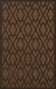 Yellow Diamond Lines Criss-Cross Bordered Transitional Area Rug Geometric DV1 - Picture 1 of 12