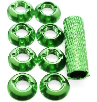 Alloy Transmitter Switch Nut w/ Wrench Fit for Futaba JR Frsky Radio Controller  - Image 1 of 4