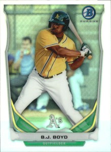 2014 Bowman Chrome Bowman Scout Top 5 Mini Refractors #BMOA5 B.J. Boyd - NM-MT