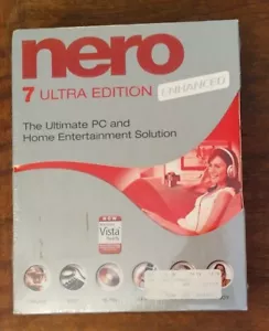 Nero 7 Ultra Edition Enhanced Video Editing PC Software New Sealed - Picture 1 of 2