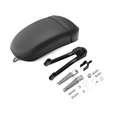 Asiento de pasajero y estriberas clavijas reposapiés aptos para Honda Rebel 300 500 2017-2025 Foto 1 de 4