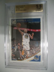 STEPHEN CURRY 2018-19 Panini Donruss Press Proof Silver /349 #2 BGS GEM MINT 9.5 - Picture 1 of 1