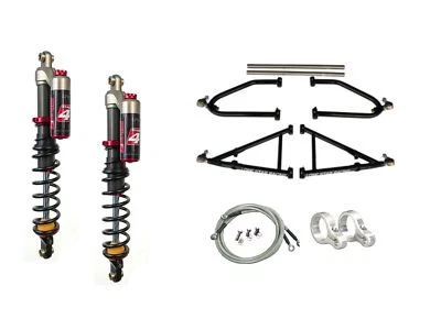 Kit de amortecedores dianteiros LSR Lone Star DC-4 braços A viagem longa Elka Stage 4 LTR450 450 - Imagem 1 de 3