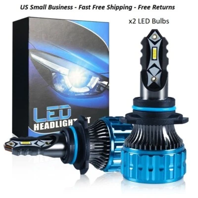 9005 HB3 LED Headlight Bulbs Conversion Kit High Beam 6000K Super Bright White - Image 1 of 4