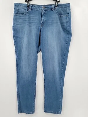 Pantalones de mezclilla New Directions para mujer adulto talla 18 azul ajustados tiro alto Foto 1 de 4