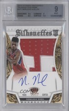 2013 Preferred Silhouettes Prime /25 Nerlens Noel #377 BGS 9 MINT Rookie Auto RC