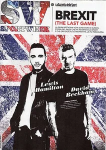 Sport Week 2016 24#Lewis Hamilton & David Beckham,Salvatore Schillaci,jjj - Picture 1 of 1