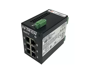 Red Lion N-TRON 306TX 6-Port Industrial Ethernet Switch 10/100BaseTX RJ-45 Ports - Picture 1 of 5