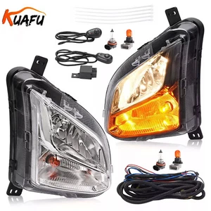 Left&Right Fog Lights W/Turn Signal Lamps For Chevy Equinox 2018-2021 W/ Wiring - Picture 1 of 23