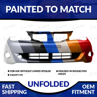 NUEVO parachoques delantero pintado Subaru Impreza/WRX 2008-2011 desplegado no STI Foto 1 de 4