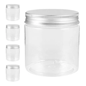 5 Pcs Mini Aluminum Cover Wide Mouth Bottle Kitchen Sealed Jar Container Travel - Picture 1 of 12