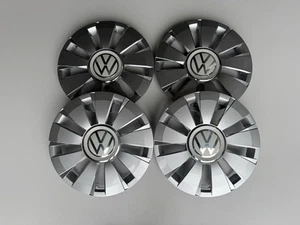 NEU!! 4x Original 14 Zoll VW UP Radkappen Radzierblenden Silber 1SO 601 147H - Bild 1 von 11
