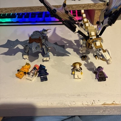 LEGO Ninjago Wu's Battle Dragon And Ryu  Both 100% Complete Without Manuels - Image 1 of 4