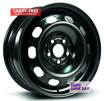 One 15inch Black Steel Wheels 5Lug Rim for Dodge Stratus Neon SX 2.0 rI5 RTX - Image 1 of 4