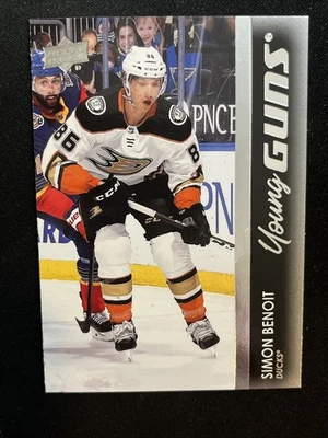 21-22 UD Series 1 Hockey Young Guns 228 Simon Benoit - Image 1 of 2
