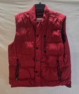 Giubbotto Piumino Orvis Essex Uomo Taglia Large Rosso Collezione Classica Giacca - Foto 1 di 6