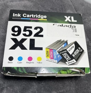 HP 952 XL Black Cyan Purgenta YeIlow Zestaw atramentów Nieznany Data ważności Nowy - Zdjęcie 1 z 6