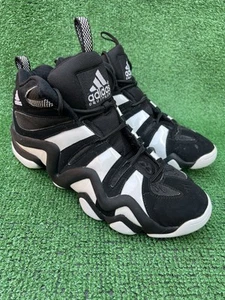 Adidas Crazy 8 Negro Blanco Zapatos (G21939) Hombre Talla 13 Usados Sin Caja - Imagen 1 de 18