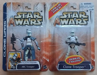 ARC Trooper Clone STAR WARS The Clone Wars Value Pack Figura Bonus B8 Foto 1 de 2