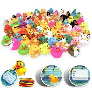 Cruise Ducks 104 Packs Kit, Including 32 Cruising Rubber Ducks with 32 Cruise... - Picture 1 of 8
