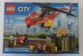 LEGO City 60108 Helicopter Fire Response Unit New & Sealed