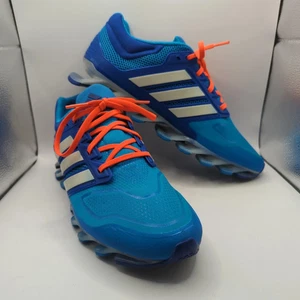 Adidas Springblade Zapatos Para Hombre Talla 11 Azul Naranja Atlético Hojas para Correr M21138 - Imagen 1 de 11