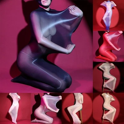 Sacco a pelo in nylon lucido lucido per tutto il corpo lingerie - body comodo - Immagine 1 di 4