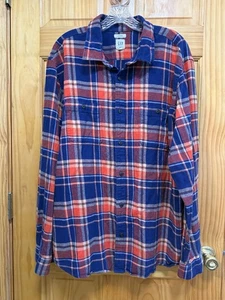 Camisa Gap Untucked Talla 2XL Franela Naranja y Cobalto - Imagen 1 de 9