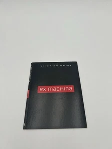 FYC DVD Ex Machina RARE Oscar Promo Screener ALICIA VIKANDER A24AWARDS - Picture 1 of 6