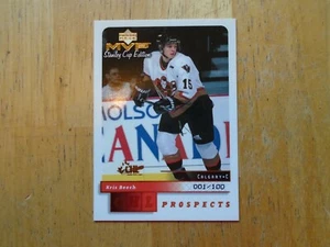 Kris Beech 1999 Upper Deck MVP Stanley Cup Edition Gold Script 001/100 #214   - Foto 1 di 5