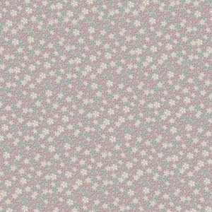 Sonnenschein nach dem Regen kleine Blumen Flieder 100% BAUMWOLLE BASTELSTOFF je 1/4 Meter - Bild 1 von 1