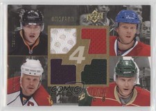2008 Upper Deck Fab Four Fabrics Saku Koivu Teemu Selanne Mikko Olli Jokinen HOF