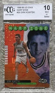 1998 UD IONIX WARP ZONE REFRACTOR DIRK NOWITZKI RC BCCG 10 - Bild 1 von 2