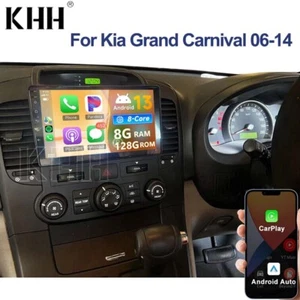 8+128G Carplay Android Auto For Kia Grand Carnival 06-14 Car Radio Head Unit GPS - Picture 1 of 15
