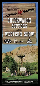 Flying W Ranch Colorado Prospekt Vintage 60er Tourist Vacation - Bild 1 von 2