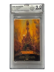 THE GOONIES beta 1986 BETAMAX WHITE GUARD NO BARCODE REWIND GRADED 9 - Picture 1 of 7