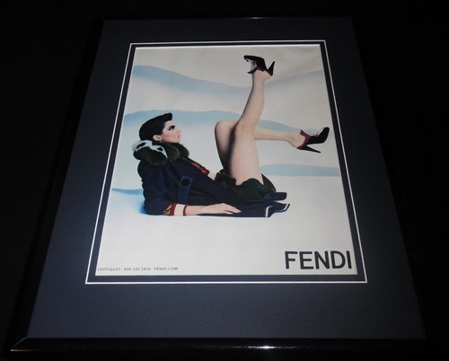 Tacchi Fendi 2016 11x14 incorniciati pubblicità ORIGINALE