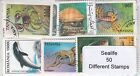 Sealife on Stamps 50 Different